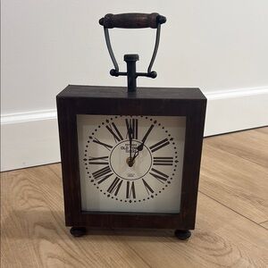 Wooden Tabletop Clock London Old Town Clocks
